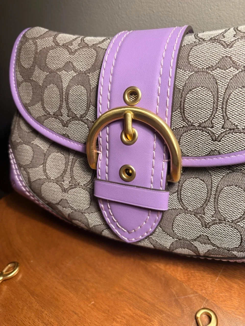 Coach SOHO BAG IN SIGNATURE JACQUARD - Picture 2 of 11